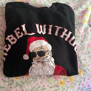 Black Santa Graphic T-Shirt